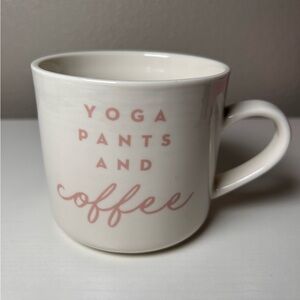 ✨Opalhouse "Yoga Pants and Coffee" stoneware 16 oz. mug